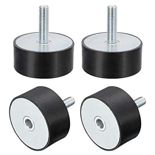 UXCELL RORBORAGEM MONTAÇÃO DE 4PCS M10 MAIO/FEMANHO ISOLATOR DE CHOPE ISOLADOR DO CHOPE, PARA GARAGEM MOTOR AR AR COMPRESSOR