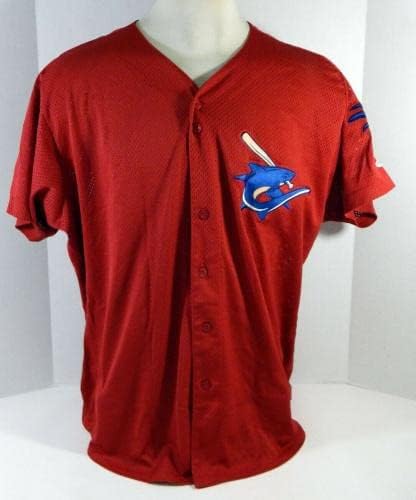 Threshers de Clearwater 61 Game usou camisa vermelha 2xl DP13228 - Jerseys MLB usada para jogo MLB