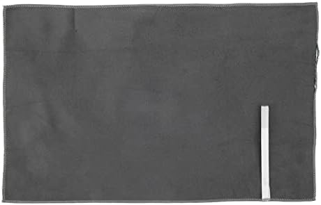 Pano de sugestão Jopwkuin, toalha macia de piscina de algodão cinza escuro para academia