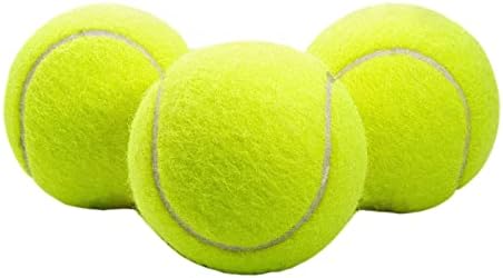 Mloowa Tennis Balls, 3pcs Treinamento avançado Bolas de tênis Practice bolas de tênis Prefeito para treinamento para iniciantes Ball