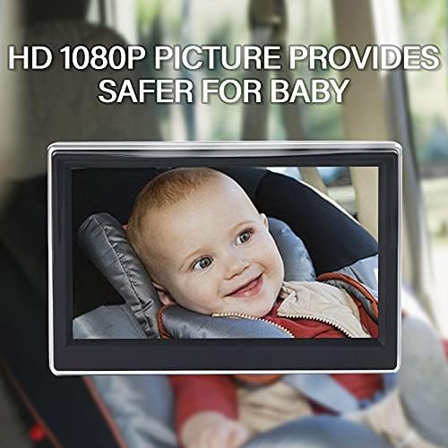 Câmera de carro de bebê HD HD 5 polegadas Monitor Car espelho infantil traseiro de vista completa Visão noturna clara
