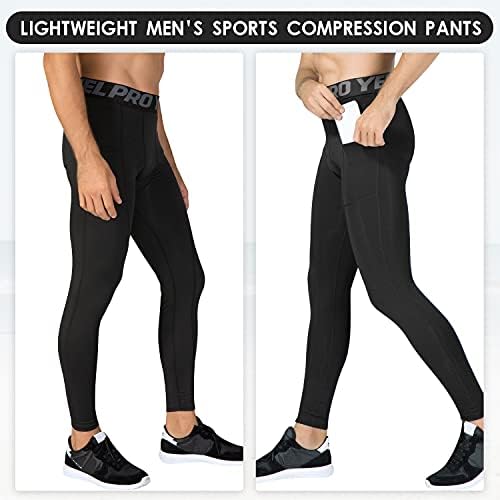 Calças de compressão masculina Leggings atléticos frios Treino de calças justas esportes ativos calças calças baseadas homens