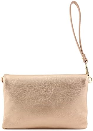 FashionPuzzle Envelope Wristlet Clutch Crossbody Bag com correia