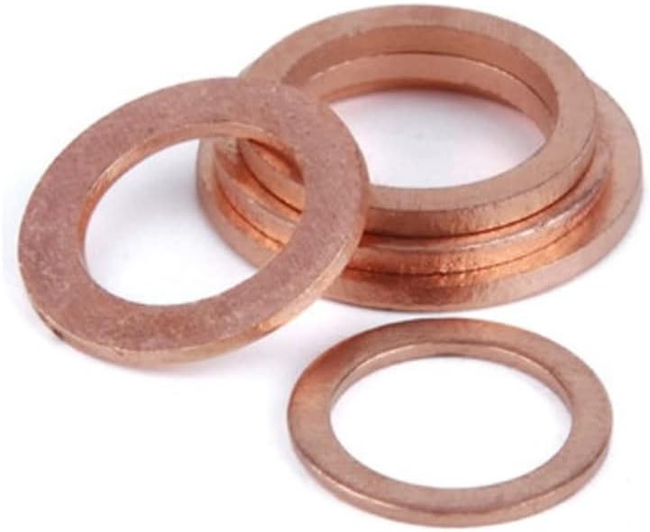 10-50pcs M5 M6 M8 M10 M12 M14 M16 M18 M20 M22 LAVAGEM SOLID COLOW SHIM SHIM ANEL RING RINGS SEEN