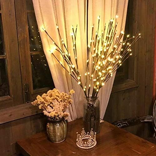 20 LEDs ramificações de natal quente lâmpadas brancas lâmpada de feliz natal decoração de árvore | Armazém de Ra