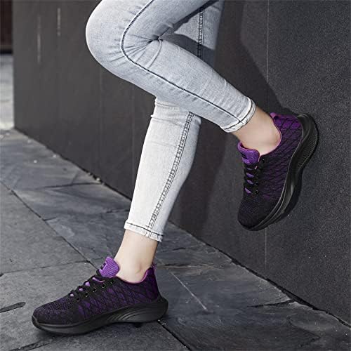 Sapatos de malha de mangueira Mulheres Cleng Spirng Sumks Sneakers Air Cushion Sneaker não desliza tênis de treinador para corrida