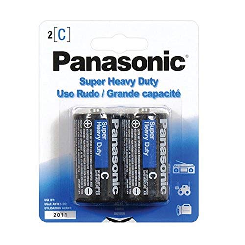 Bateria Panasonic C Pack, 2 contagem