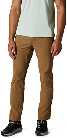 Mountain Hardwear Men Basin Trek Pant para camping, caminhadas, viagens e desgaste casual | Resistente à água e leve