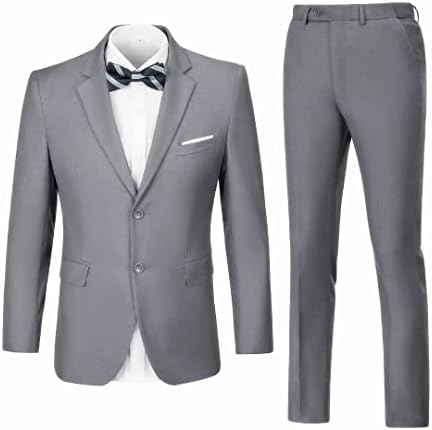Guexioxio Men's Suits 2 peças Slim Fit terno de noiva Tuxedo para homens PROM Business Casual Suit