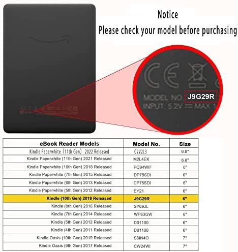 Caso Kindle Paperwhite para a 11ª geração ereader, 6,8 ”2021 Edição Kindle Paperwhite Signature Edition - Premium Lightweight Leather