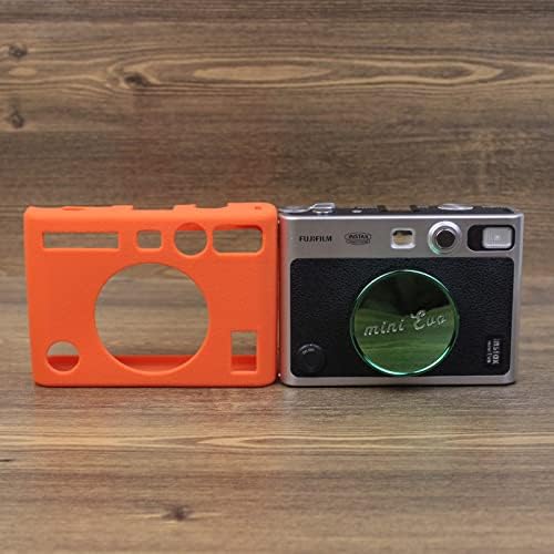 Caso Rieibi Mini Evo - Caso de Proteção de Silicone para Fuji Mini Evo Câmera Instantânea - Caixa leve de borracha macia para