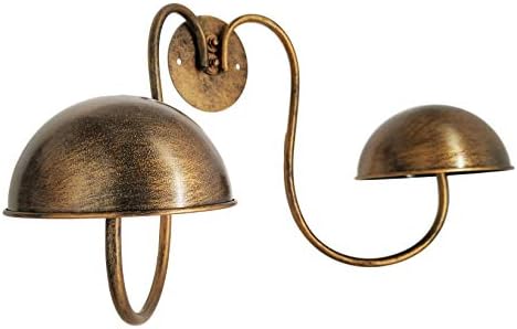 Owlgift Modern Metal Metal Montado de entrada de varejo Rack/ Wig Display Stand com 2 ganchos de chapéu circular, bronze
