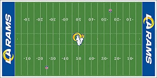 Tudor Games Los Angeles Rams NFL Ultimate Electric Football Conjunto - Quadro de Alum, 48 X 24 Campo