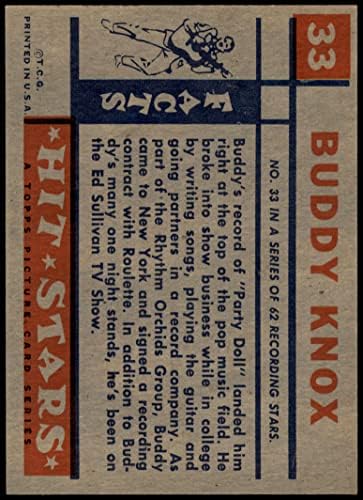 1957 Topps 33 Buddy Knox Ex/Mt