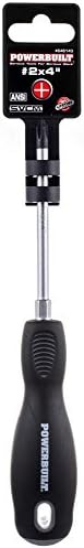 PowerBuilt - #3 x 8 Phillips Chave de fenda, ferramentas manuais, chaves de fenda, motoristas - alças de injeção dupla