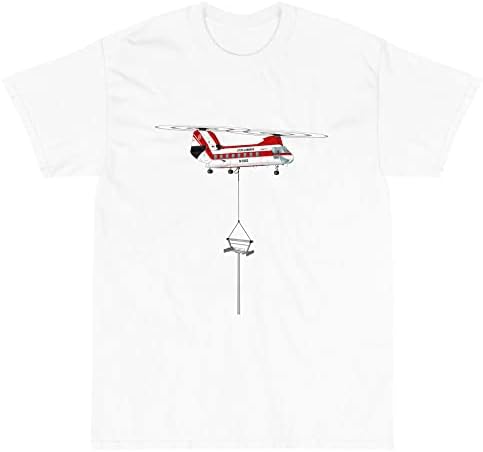 Flyboy Toys Helicóptero personalizado com camiseta de torre Heli2f5bv107iit-rb1 branco