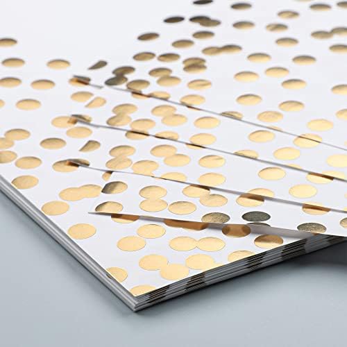 45 peças papel de papel alumínio dourado placemats brancos e dourados coloque tapetes de papel decorativo descartável tapetes