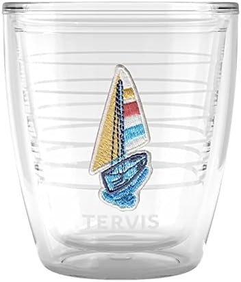 Tervis OL 'Time Maritime Boating Collection Sloop antigo da escola fabricada nos EUA Tumbler isolado de paredes duplas, 12 onças