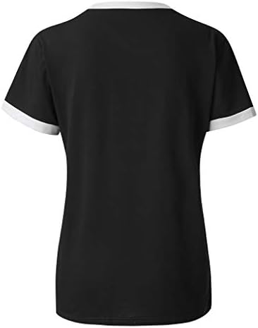 Yubnlvae t-shirts impressa verão 2023 solto de manga curta de manga curta moletons casuais para mulheres pescoço quadrado