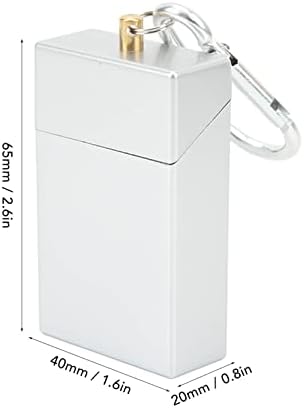 Cinzeiro de bolso, mini acessórios de mesa portáteis cinzas de gaveta cinzas de gaveta com fivela de fivela de fivela ao ar