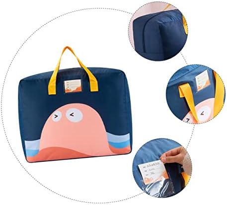 Zerodeko 1pc Bolsa de colcha infantil com zíper de sacos de armazenamento de roupas de roupas de viagem Bolsas organizadoras