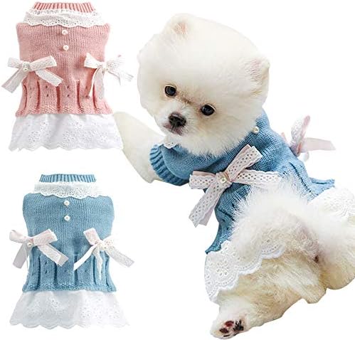 Vestido de cachorro para cães para cães de menina babyoung - vestido de calça de animais de estimação para animais de estimação,