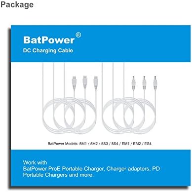 BatPower TYB 6A 120W PD USB C Cabo de carga compatível com o Surface Book Pro HP Dell Razer Lenovo Apple Apple C