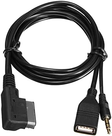 Adaptador de cabo AUX de equipamentos de saúde YOSOO AMI MDI MMI 3,5 mm Jack Interface Music Car Carregador USB AUX O Adaptador de