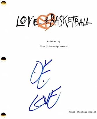 Omar Epps assinou o Autograph Love & Basketball Script completo - Costarring: Sanaa Latham, Alfre Woodard, Dennis