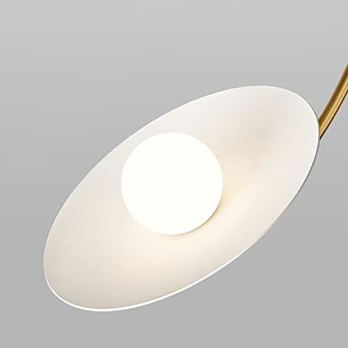 mooijane novo leite lustre de vidro branco lustre 6 cabeças g9 led bulbo designer de moda teto moderno satellite 6 lustres da