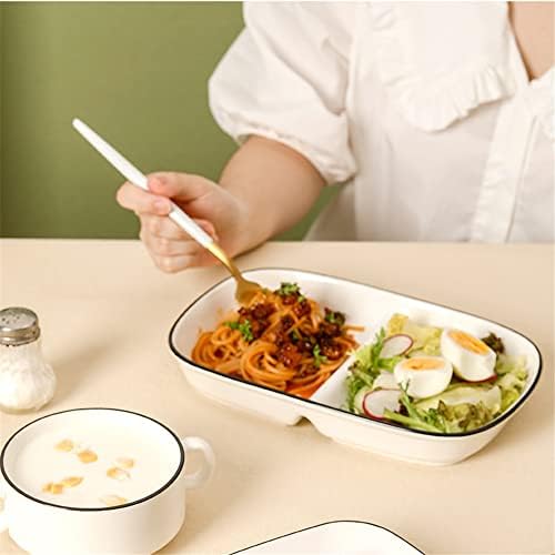 Placa de alimentação saudável de porcelana Onepine, prato de jantar diet