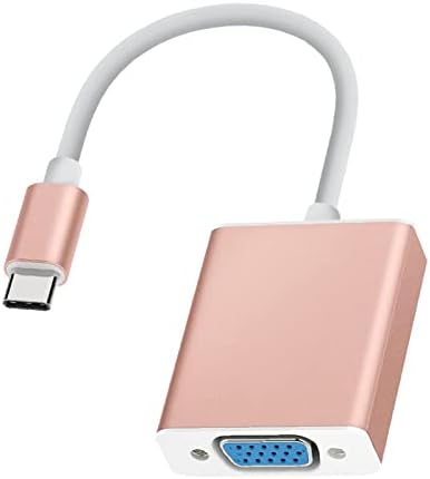 Xunion USB C a VGA Adaptador USB 3.1 Tipo C A adaptador VGA para DVI-D Adaptador masculino para fêmea Conversor feminino CX9