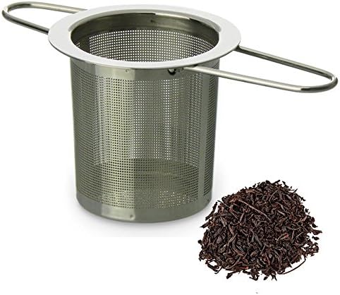 TIPEADIS SCHEFS Infusor de chá premium - Aço inoxidável - Filtro de chá - Filtro perfeito para chá de folhas soltas, SCFTF