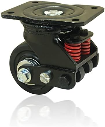 Gruni 3inch Silent Amomando Roda Universal com roda de mola anti-sísmica Caster 8pcs