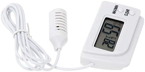 XDKLL Mini Digital Sensor PET Termômetro Pratical Temperatura e Medidor de umidade Incubadora Medidor de temperatura para animais de estimação