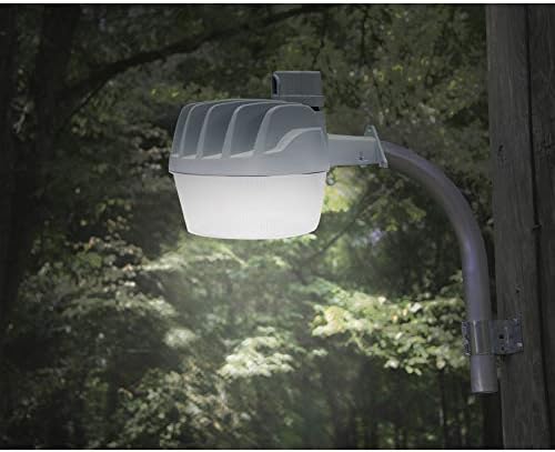 Todo o Pro Outdoor Security AL5550LPCGY All-Pro LED Light com controle de fotos substituível, equivalente a halogeneto de 175W, 5500