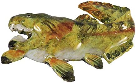 Dunkleosteus de peixe pré -histórico pintado à mão artesanal Presente premium premium para personalizar a sala de aula
