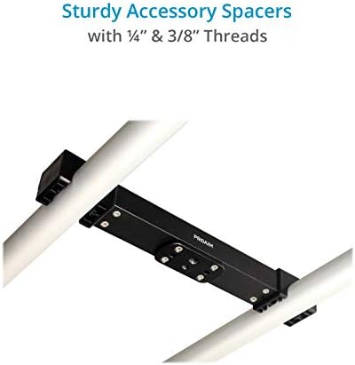 PROAIM Overhead 12ft Modular Studio Rig para câmera/cardan/luzes. Para tiroteio na mesa e vista para os olhos de Bird. Spacers