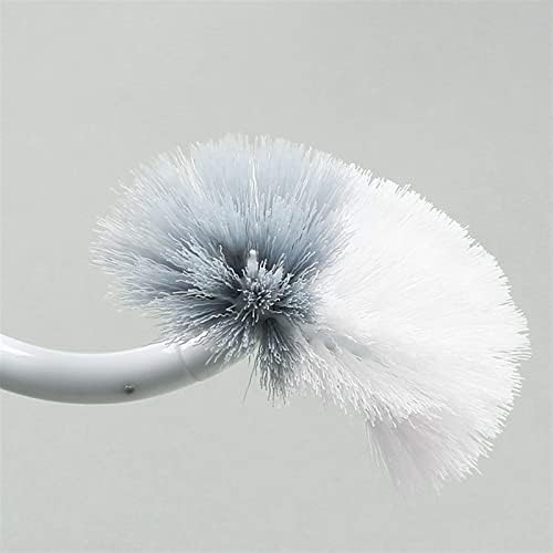 Escovas de vaso sanitário zyledw, escova de higiene longa, cabelos macios, limpeza criativa de limpeza de parede de