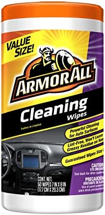 Limpos de limpeza de carros por armadura todos, lenços de interior do carro e exterior do carro, 50 toalhetes cada