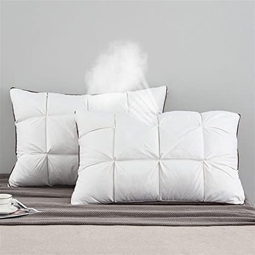 SXDS White Goose Down Algodão algodão macio e confortável Pillow cervical 1 grande 48 * 74