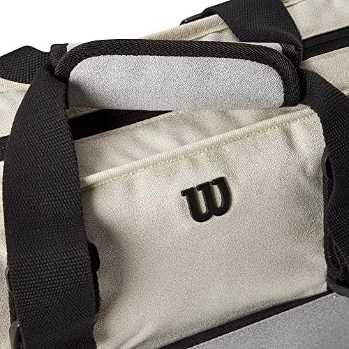 Bag de tênis de estilo de vida de Wilson - 4 pacote e 2 pacote, cinza/azul e cáqui