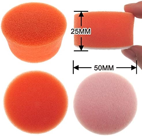 Avkart 10 PC 2 polegadas de 50 mm Polishing Polishing Polishs Sponge Polishing Buffing Bording Pad Kit para reparo de carros