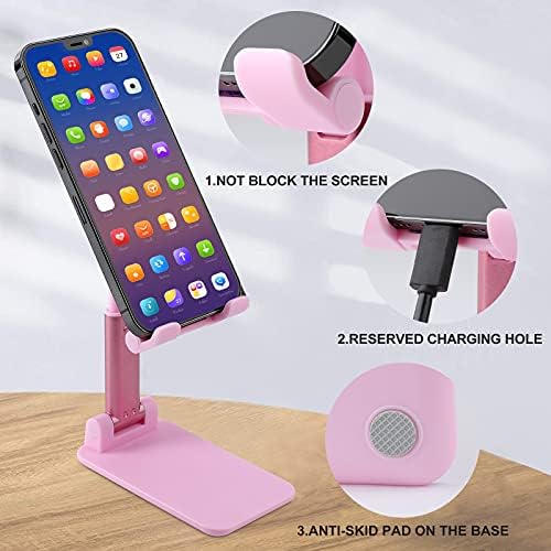 Camaleão colorido engraçado dobrável comprovante portador de telefone celular portátil Acessórios ajustáveis ​​de mesa
