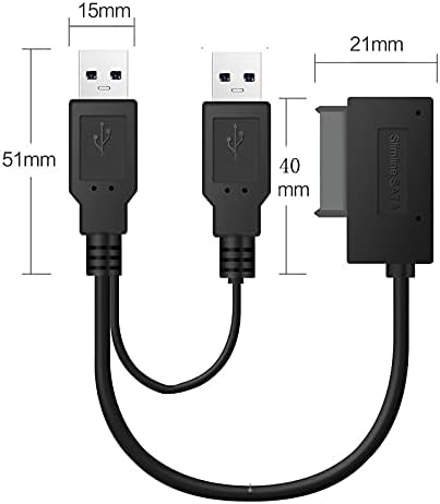 Conectores line de tração fácil linha de acionamento óptico SATA até o cabo do adaptador USB 6+7p SATA para USB2.0 Caixa de transferência de unidade fácil -