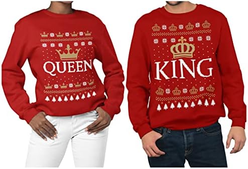 King & Queen Combinando os casais de Natal dele e dela coroa.