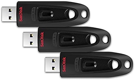 Sandisk 128 GB Extreme Pro USB 3.2 Drive flash de estado sólido-SDCZ880-128G-GAM46 & 32GB 3-PACK Ultra USB 3.0 Flash Drive