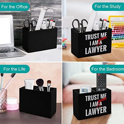 Confie em mim, eu sou quase um advogado, porta -lápis, caneta copo de mesa organizador de escritório