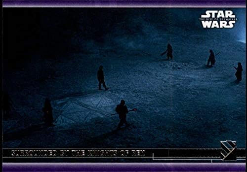 2020 Topps Star Wars The Rise of Skywalker Série 2 Purple 76 Cercado pelos Cavaleiros do Ren Trading Card
