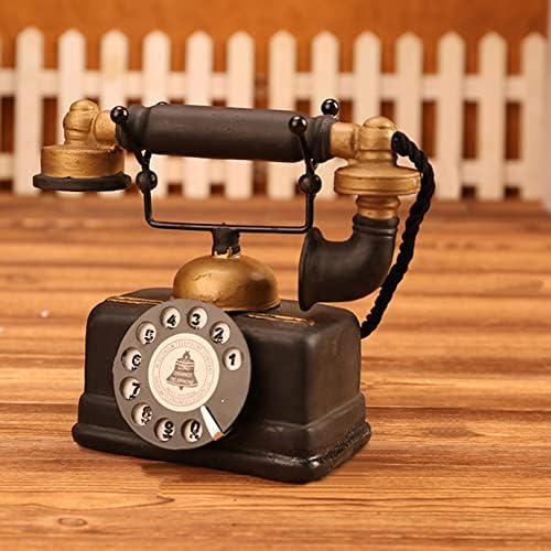 Modelo de telefone vintage retro Decoração caseira Ornamentos